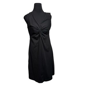 Eddie Bauer Sleeveless Dress Women's M Black  Athletic Stretch Summer Hike Camp